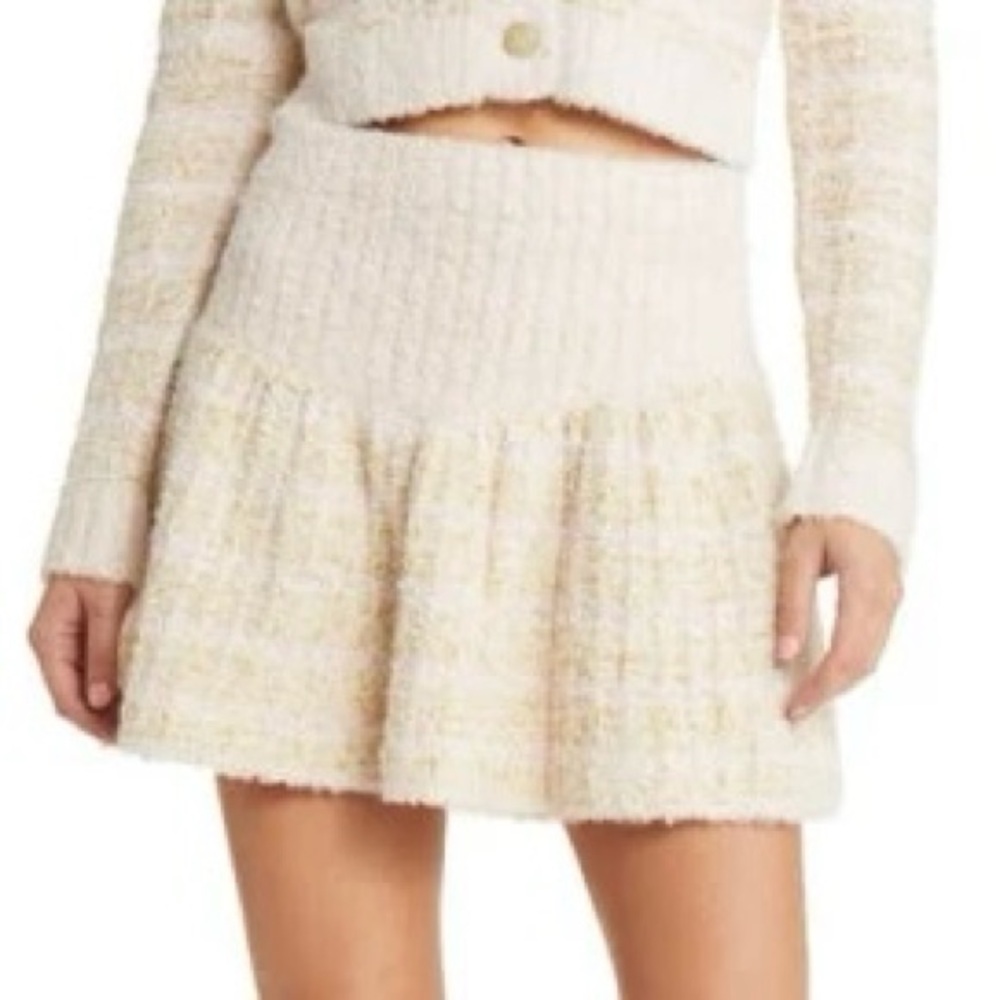 LoveShackFancy Bibi Skirt - Cream Puff Pink